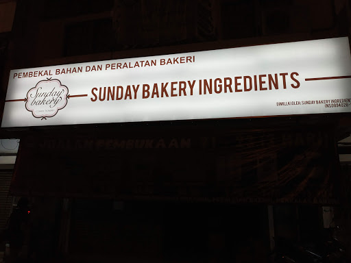 Sunday Bakery Ingredients @ Paroi