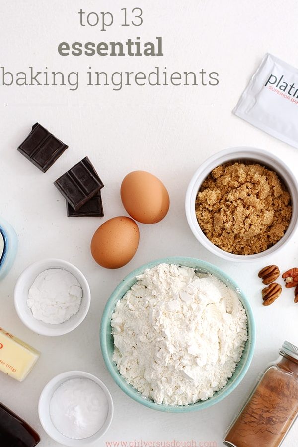 recipe baking ingredients